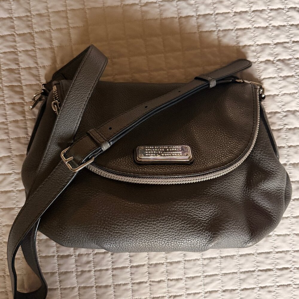 Gray Leather MARC BY MARC JACOBS Crossbody Bag